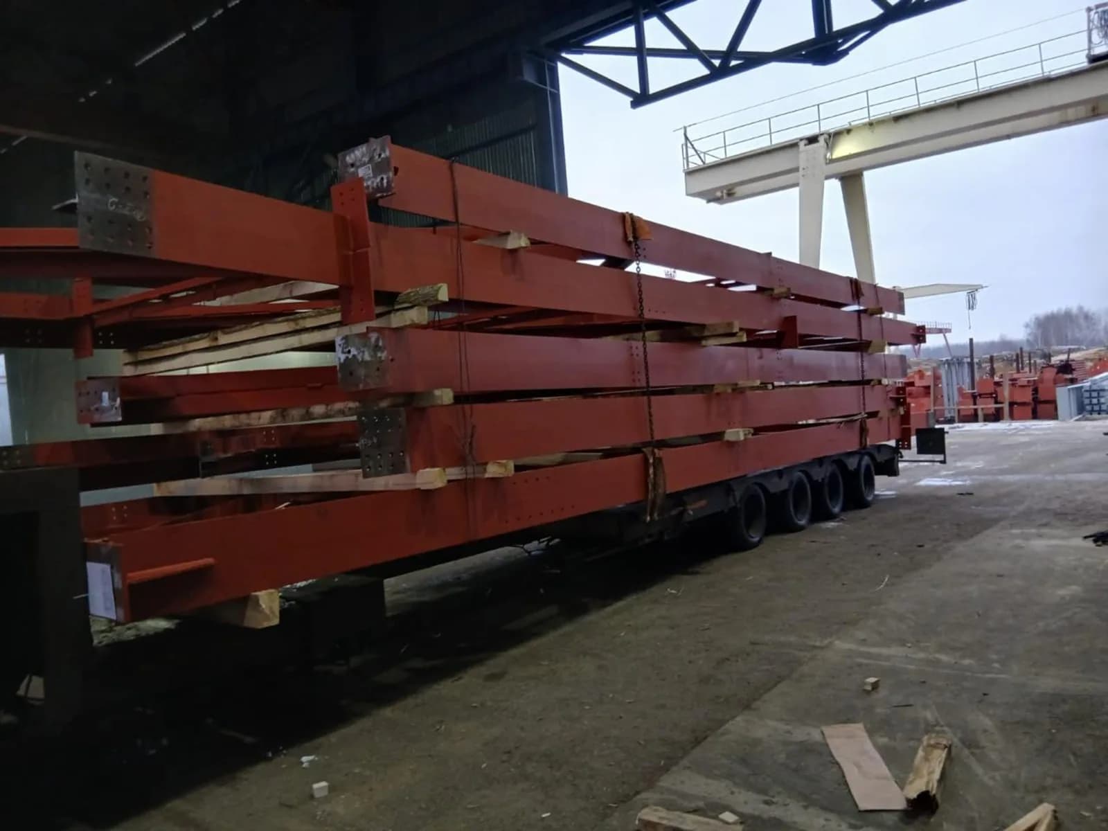 Перевозка металлоконструкций КАМАЗ Компас 12