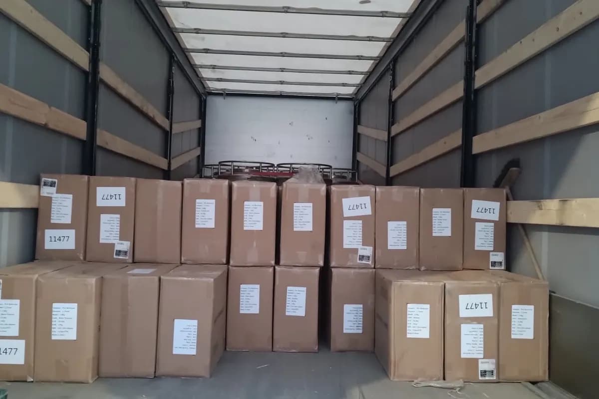 груз в кузове КАМАЗ Компас 12